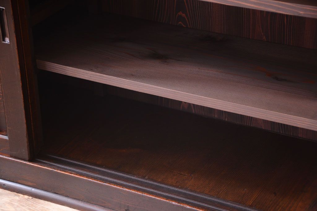 アンティーク家具　アンティーク　明治期　上質な収納箪笥サイドボード(水屋箪笥)