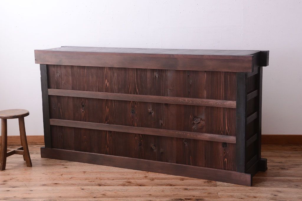 アンティーク家具　アンティーク　明治期　上質な収納箪笥サイドボード(水屋箪笥)