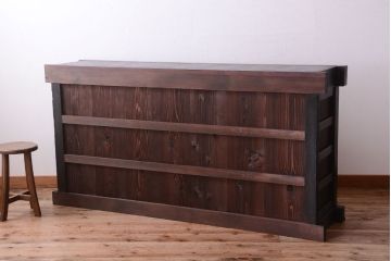 アンティーク家具　アンティーク　明治期　上質な収納箪笥サイドボード(水屋箪笥)