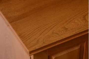 アンティーク家具　イギリスアンティーク　オーク材の大きな食器棚(カップボード)(2)