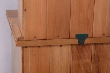 アンティーク家具　イギリスアンティーク　オーク材の大きな食器棚(カップボード)(2)