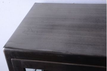 ヴィンテージ家具　ヨーロッパビンテージ　古い縦型ガラスケース