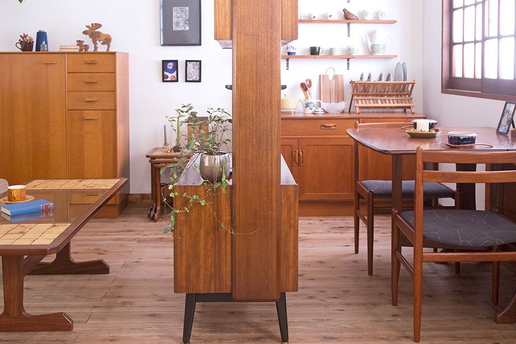 ヴィンテージ家具　G-PLAN　北欧ビンテージ　BBシリーズ　ルームディバイダー(間仕切り・収納棚・飾り棚)