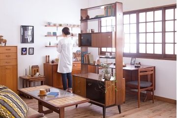 ヴィンテージ家具　G-PLAN　北欧ビンテージ　BBシリーズ　ルームディバイダー(間仕切り・収納棚・飾り棚)