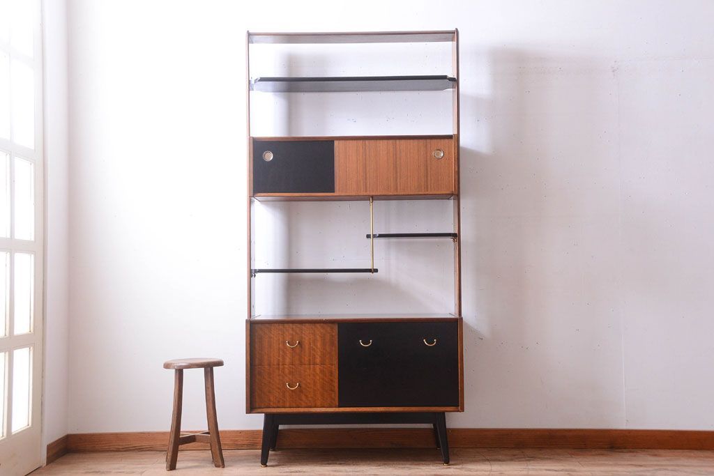 ヴィンテージ家具　G-PLAN　北欧ビンテージ　BBシリーズ　ルームディバイダー(間仕切り・収納棚・飾り棚)