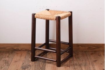 中古美品　松本民芸家具　#528型　スツール(定価37800円)