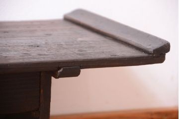 アンティーク家具　明治期　古い木製の和製アンティーク文机