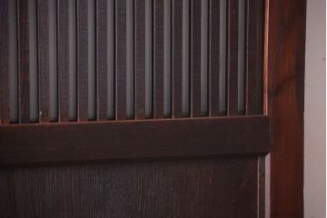 明治大正期　古民具・骨董　すりガラス入り!アンティーク蔵戸(玄関戸)