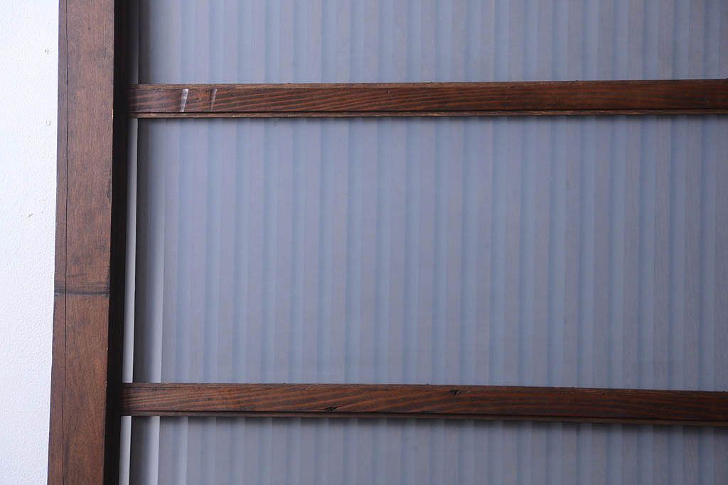 明治大正期　古民具・骨董　すりガラス入り!アンティーク蔵戸(玄関戸)