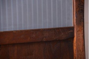 明治大正期　古民具・骨董　すりガラス入り!アンティーク蔵戸(玄関戸)