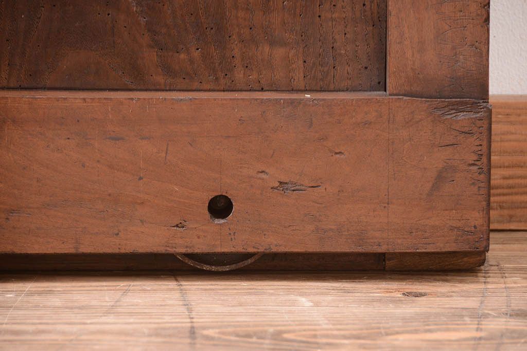 明治大正期　古民具・骨董　すりガラス入り!アンティーク蔵戸(玄関戸)