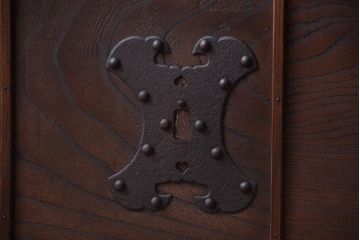 総欅製!明治大正期の古い蔵戸(玄関戸)