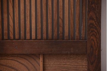 総欅製!明治大正期の古い蔵戸(玄関戸)