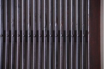 明治大正期　古民具・骨董　アンティーク蔵戸(玄関戸)
