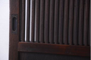 明治大正期　古民具・骨董　アンティーク蔵戸(玄関戸)