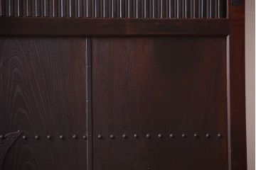 明治大正期　古民具・骨董　アンティーク蔵戸(玄関戸)