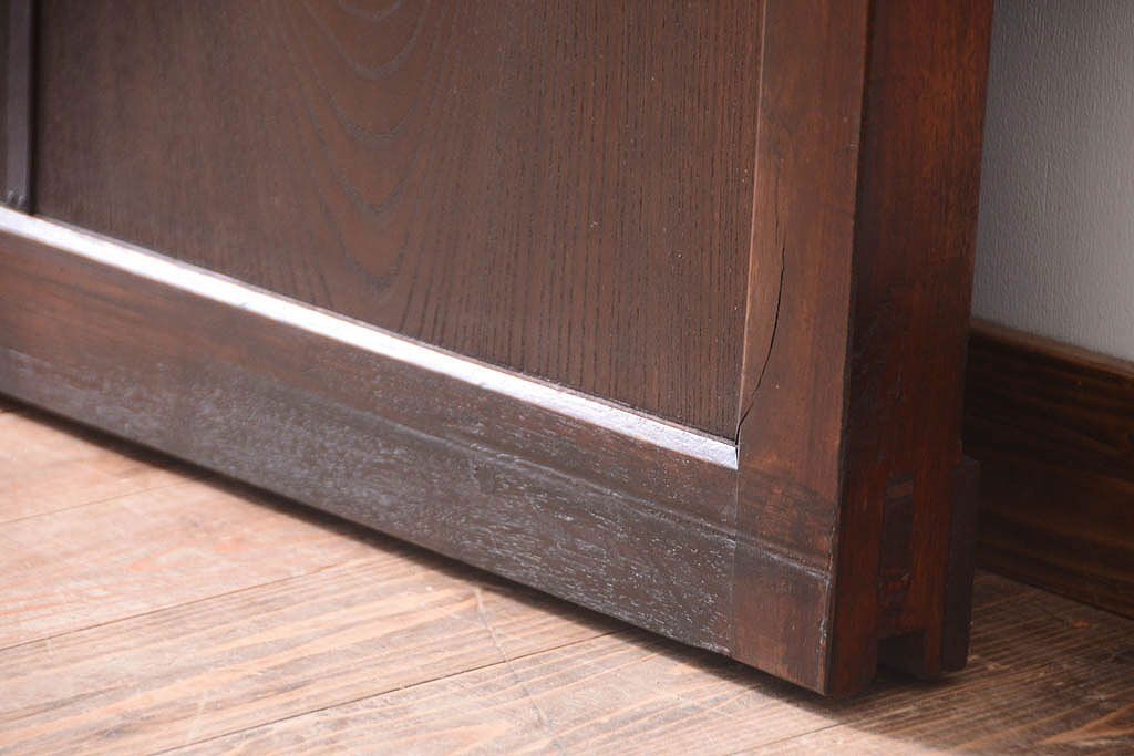 明治大正期　古民具・骨董　アンティーク蔵戸(玄関戸)