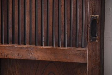 明治大正期　古民具・骨董　アンティーク蔵戸(玄関戸)