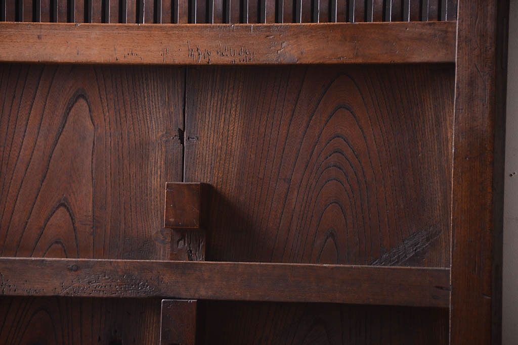 明治大正期　古民具・骨董　アンティーク蔵戸(玄関戸)