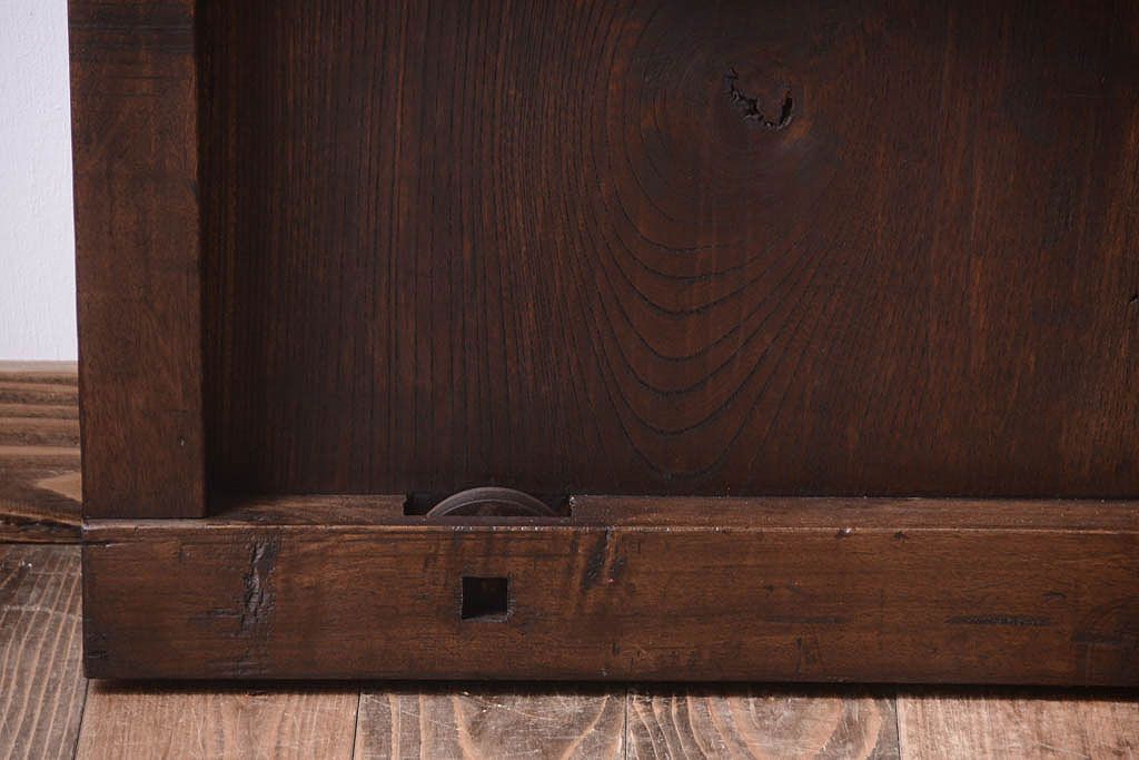 明治大正期　古民具・骨董　アンティーク蔵戸(玄関戸)