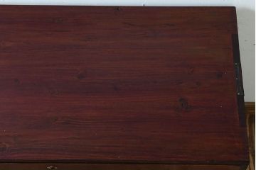 美品　前面栗材!シンプルなアンティーク衣装箪笥(チェスト)