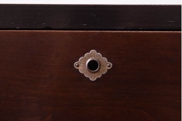 美品　前面栗材!シンプルなアンティーク衣装箪笥(チェスト)