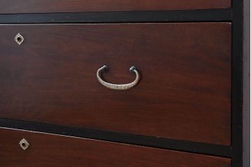 美品　前面栗材!シンプルなアンティーク衣装箪笥(チェスト)