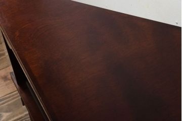 中古美品　松本民芸家具　隅棚I(定価約15万5千円)(1)