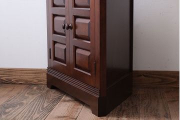 中古美品　松本民芸家具　隅棚I(定価約15万5千円)(1)