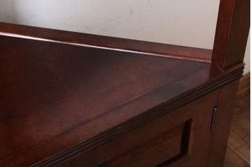 中古美品　松本民芸家具　隅棚I(定価約15万5千円)(1)