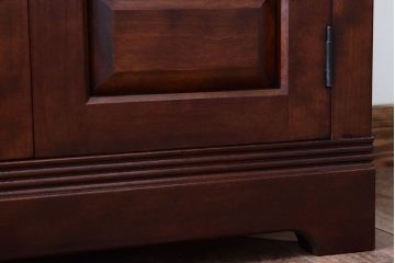 中古美品　松本民芸家具　隅棚I(定価約15万5千円)(1)