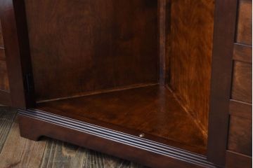 中古美品　松本民芸家具　隅棚I(定価約15万5千円)(2)