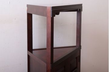 中古美品　松本民芸家具　隅棚I(定価約15万5千円)(2)