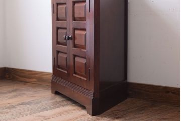 中古美品　松本民芸家具　隅棚I(定価約15万5千円)(2)