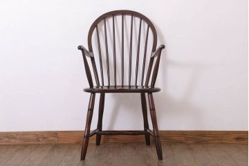 中古美品　松本民芸家具　#85型　リーチ型アームチェア(定価86000円)(1)