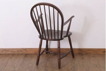 中古美品　松本民芸家具　#85型　リーチ型アームチェア(定価86000円)(1)