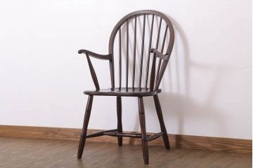 中古美品　松本民芸家具　#85型　リーチ型アームチェア(定価86000円)(2)
