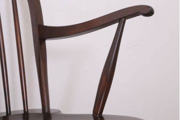 中古美品　松本民芸家具　#85型　リーチ型アームチェア(定価86000円)(2)