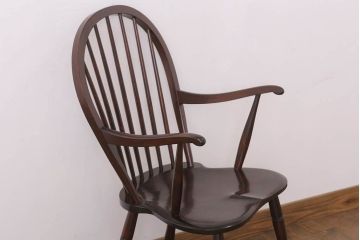 中古美品　松本民芸家具　#85型　リーチ型アームチェア(定価86000円)(2)