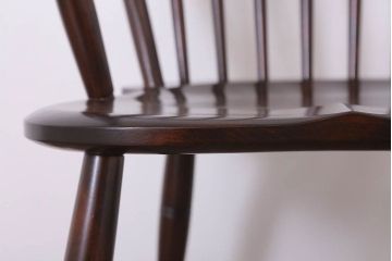 中古美品　松本民芸家具　#85型　リーチ型アームチェア(定価86000円)(2)