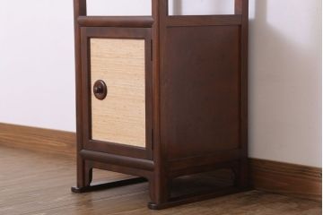 アンティーク雑貨　中古美品　松本民芸家具　A型電話台(定価約8万4千円)