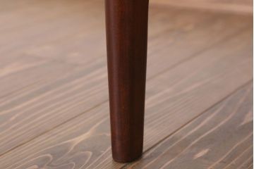 中古　松本民芸家具　77型　曲肘　ラッシ座面アームチェア(定価約18万円)(3)