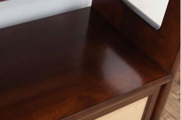 中古　松本民芸家具　上質な221型クズ布茶タンス?(定価約21万8千円)