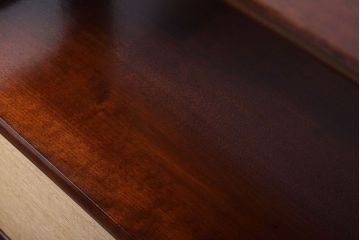 中古　松本民芸家具　上質な221型クズ布茶タンス?(定価約21万8千円)