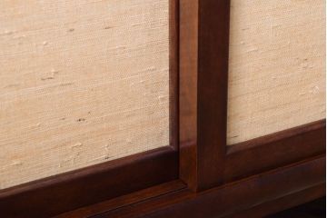 中古　松本民芸家具　上質な221型クズ布茶タンス?(定価約21万8千円)