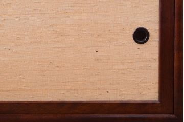 中古　松本民芸家具　上質な221型クズ布茶タンス?(定価約21万8千円)