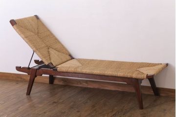 中古　美品　松本民芸家具　柳宗悦氏監修　#512型　ベンチ(長椅子、シェーズロング、寝イス、寝椅子)(定価約48万円)(R-022544)