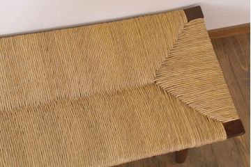 中古　美品　松本民芸家具　柳宗悦氏監修　#512型　ベンチ(長椅子、シェーズロング、寝イス、寝椅子)(定価約48万円)(R-022544)