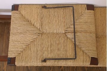 中古　美品　松本民芸家具　柳宗悦氏監修　#512型　ベンチ(長椅子、シェーズロング、寝イス、寝椅子)(定価約48万円)(R-022544)