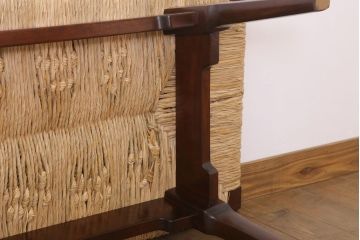 中古　美品　松本民芸家具　柳宗悦氏監修　#512型　ベンチ(長椅子、シェーズロング、寝イス、寝椅子)(定価約48万円)(R-022544)